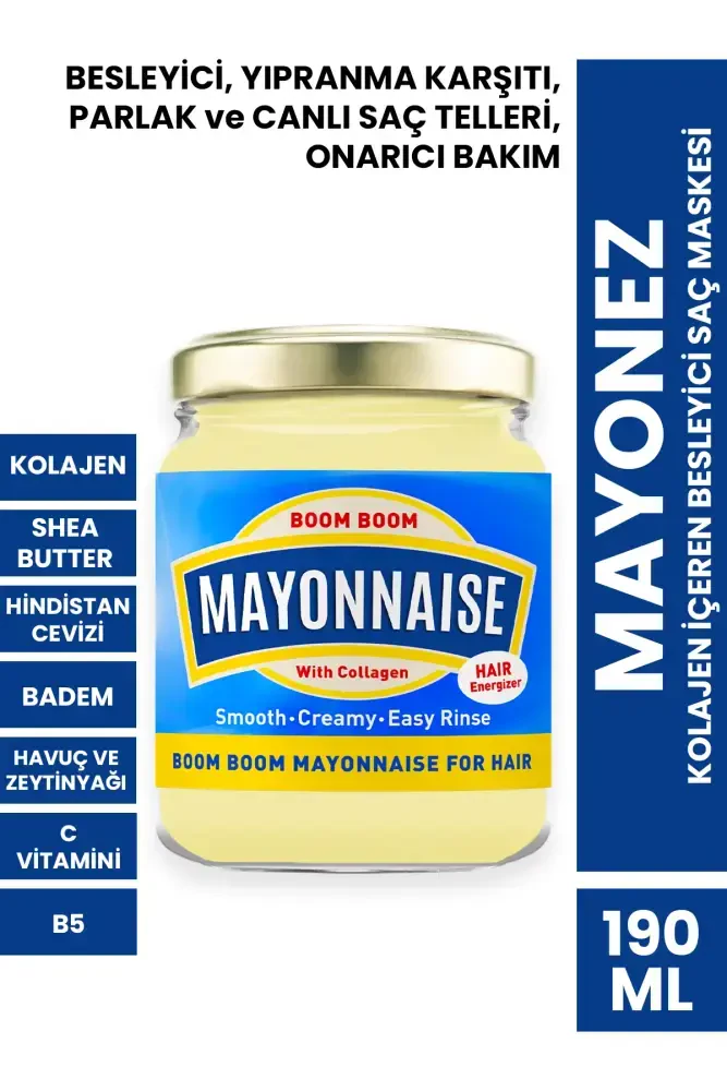 PROCSIN Mayonez Kolajen İçeren Besleyici Saç Maskesi 190 ML