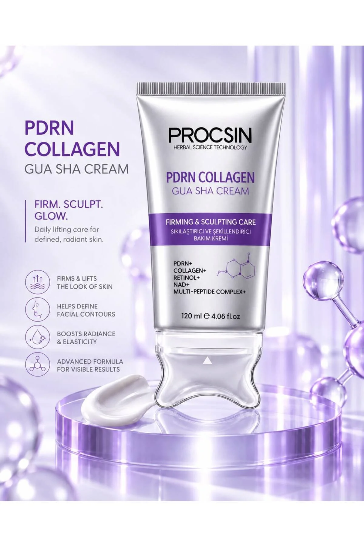 Triple Firming Shot Gua Sha Sıkılaştırıcı Gençleştirici Krem 120 ML