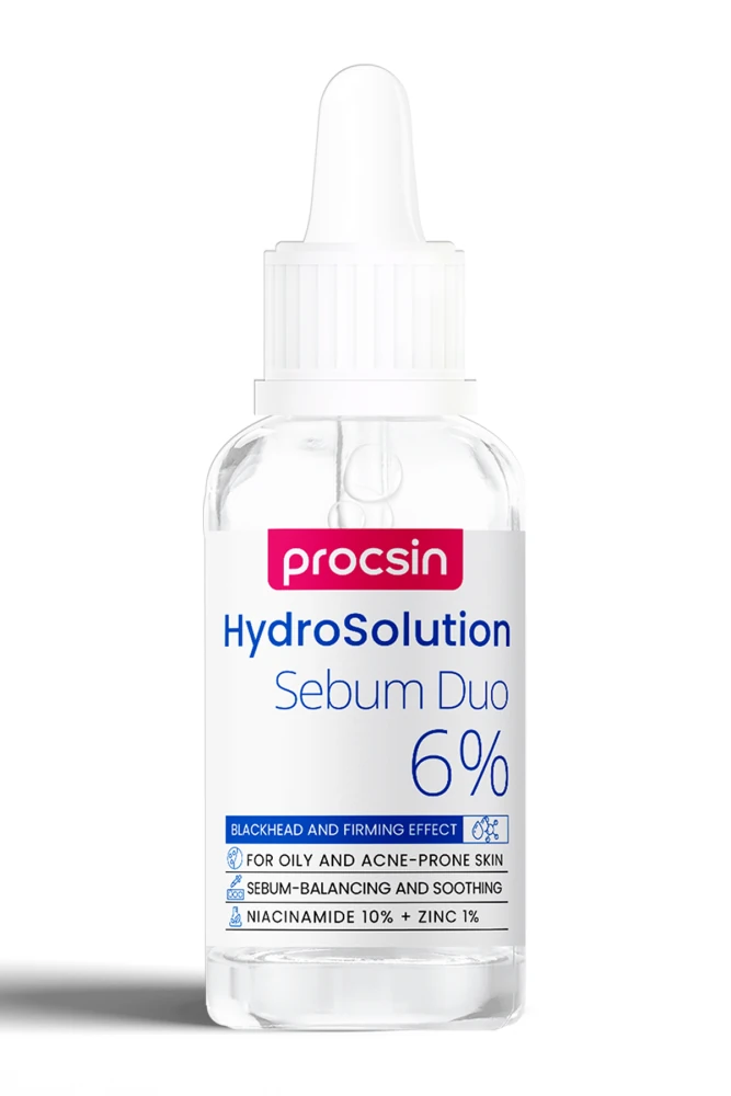 PROCSIN Hydrosolution Yağlı ve Akneye Meyilli Ciltler için Cilt Bakım Serumu 20 ML