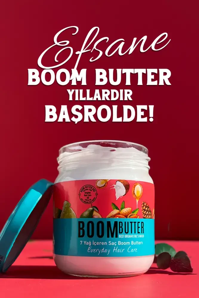 BOOM BUTTER 7 Yağ içeren Besleyici ve Nemlendirici Saç Bakım Yağı 190 ML